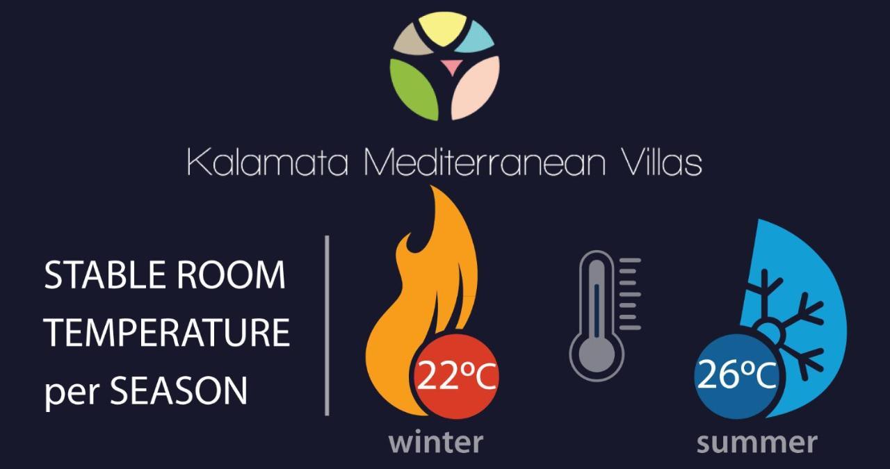 Villa Vesta Retire - Kalamata Mediterranean Villas Экстерьер фото